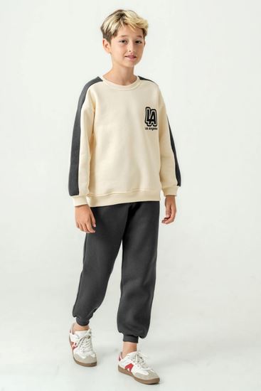 5-9 Yaş Los Angeles Erkek Çocuk Takım-Füme