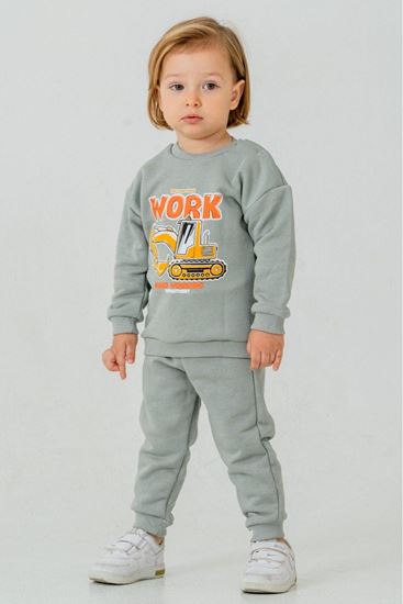 9-24 Aylık Nature Work Erkek Bebek Takım-Yeşil