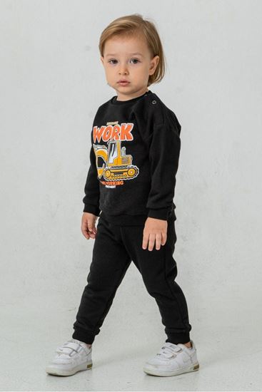 9-24 Aylık Nature Work Erkek Bebek Takım-Siyah