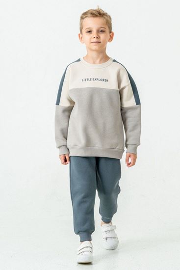 1-6 Yaş Litte Explorer Erkek Çocuk Takım-Uzay Grisi