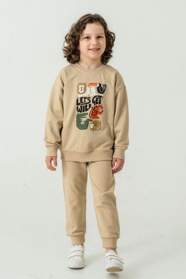 1-6 Yaş Roar Leon Erkek Çocuk Takım-Latte