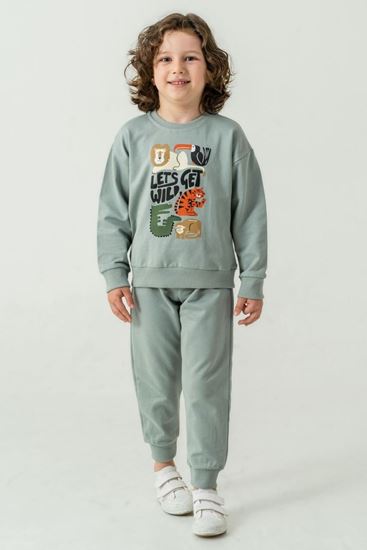 1-6 Yaş Roar Leon Erkek Çocuk Takım-Yeşil