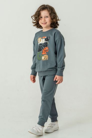 1-6 Yaş Roar Leon Erkek Çocuk Takım-İndigo