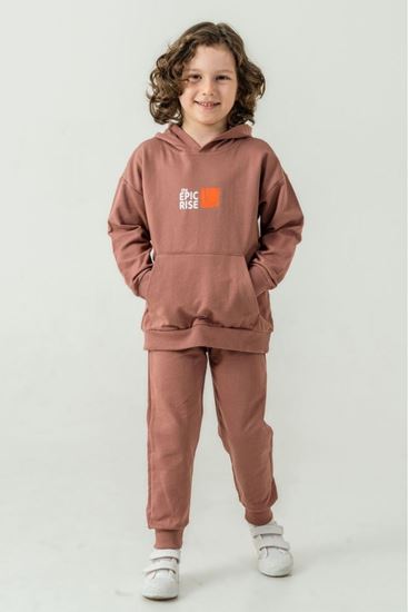 1-6 Yaş Coolest Trends Erkek Çocuk Takım-Mocca