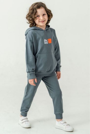 1-6 Yaş Coolest Trends Erkek Çocuk Takım-İndigo