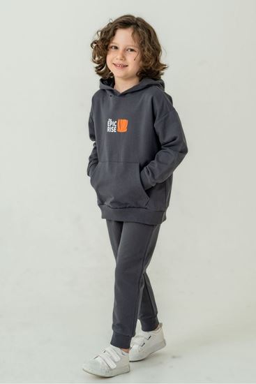 1-6 Yaş Coolest Trends Erkek Çocuk Takım-Füme