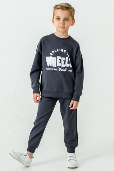 1-6 Yaş Wheels Rolly  Erkek Çocuk Takım-Füme