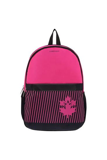 Lisanslı Lumberjack Sırt Çantası-Fuşya