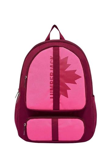 Lisanslı Lumberjack Sırt Çantası-Pembe