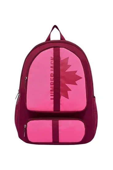 Lisanslı Lumberjack Sırt Çantası-Pembe