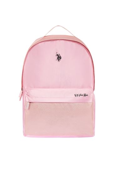 Lisanslı Us Polo ASSN Sırt Çantası-Pudra