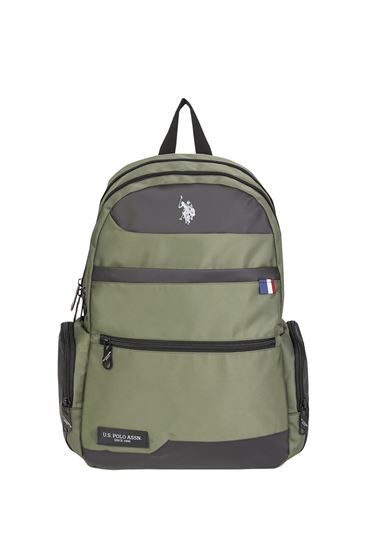 Lisanslı Us Polo ASSN Sırt Çantası-Yeşil