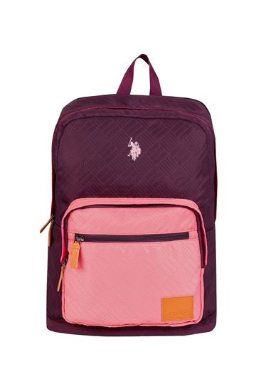 Lisanslı Us Polo ASSN Sırt Çantası-Mürdüm