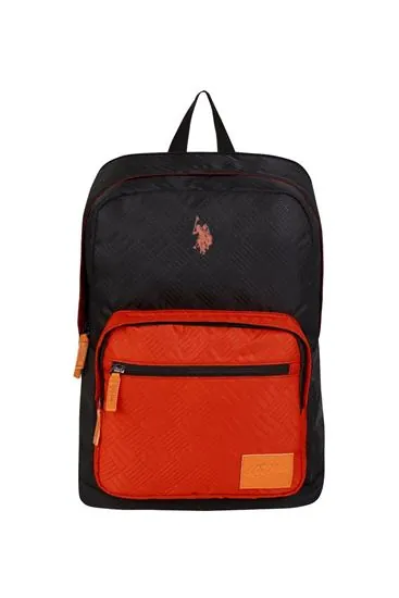 Lisanslı Us Polo ASSN Sırt Çantası-Turuncu
