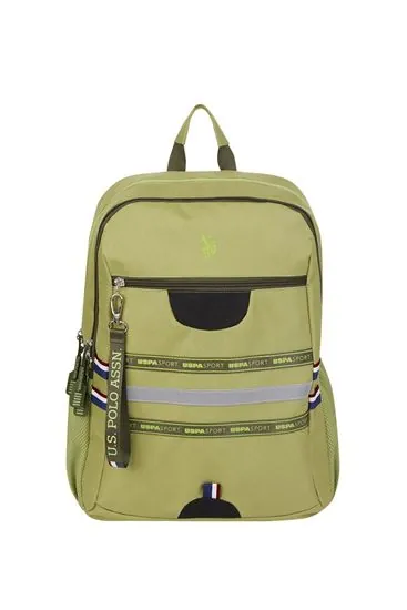 Lisanslı Us Polo ASSN Sırt Çantası-Yeşil