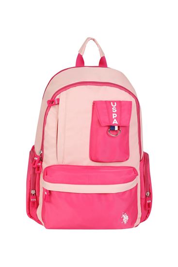 Lisanslı Us Polo ASSN Sırt Çantası-Pudra