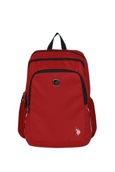 Lisanslı Us Polo ASSN Sırt Çantası-Kırmızı
