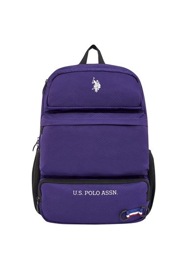 Lisanslı Us Polo ASSN Sırt Çantası-Mor