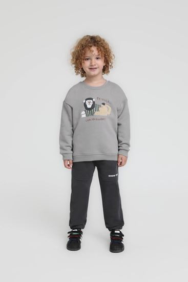 1-5 Yaş Voila Mariniere Erkek Çocuk Takım-Uzay Grisi