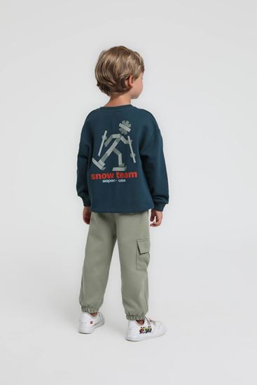 1-5 Yaş Snow Team Erkek Çocuk Takım-Petrol