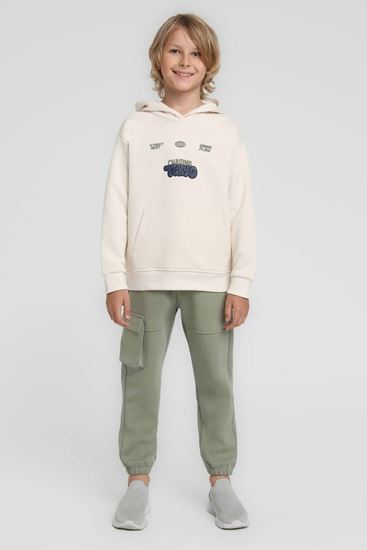 4-14 Yaş Chasing Tokyo Erkek Çocuk Takım-Ekru