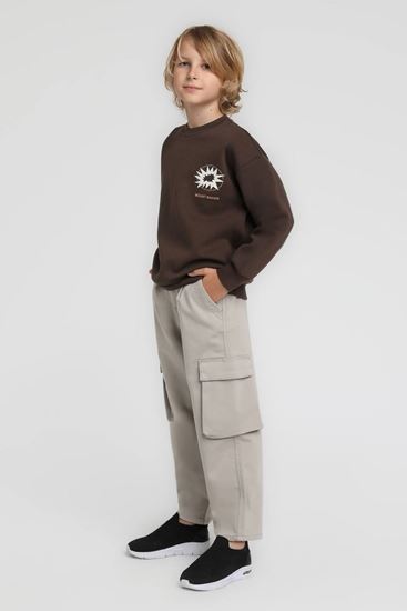 4-14 Yaş Echo Ray Erkek Çocuk Takım-Kahverengi