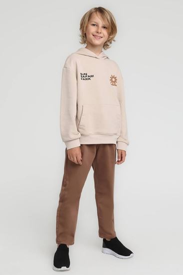 4-14 Yaş Sun Safari Erkek Çocuk Takım-Latte