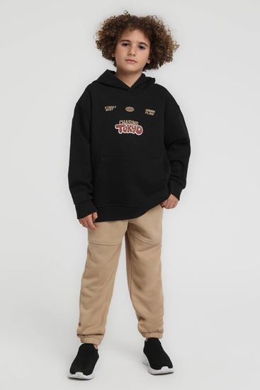 4-14 Yaş Street Beat Erkek Çocuk Takım-Siyah