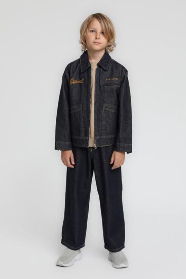 4-14 Yaş Premium Navy Erkek Çocuk 3'Lü Takım-İndigo