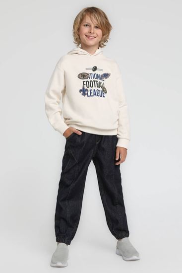 4-14 Yaş Alpha Threads Erkek Çocuk Takım-Ekru