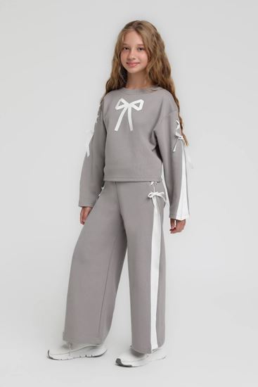 4-14 Yaş Luna Belle Kız Çocuk Takım-Uzay Grisi