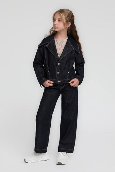 9-14 Yaş Stella Jean Kız Çocuk Takım-İndigo