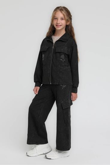 4-14 Yaş Noir Lily Kız Çocuk Takım-Siyah