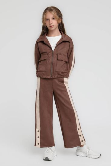 9-14 Yaş Amber Moss Kız Çocuk Takım-Mocca