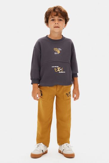 4-8 Yaş Perfect Shape Erkek Çocuk Takım-Antrasit