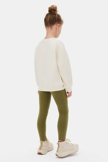 4-8 Yaş Elara Joy Kız Çocuk Takım-Ekru