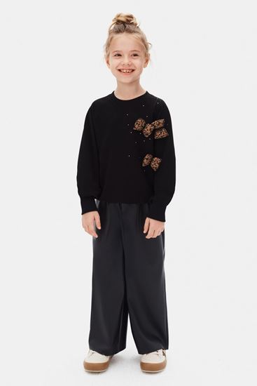 4-8 Yaş Mira Luxe Kız Çocuk Takım-Siyah