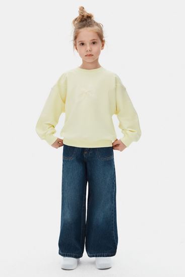 4-8 Yaş Clara Choco Kız Çocuk Takım-Limon