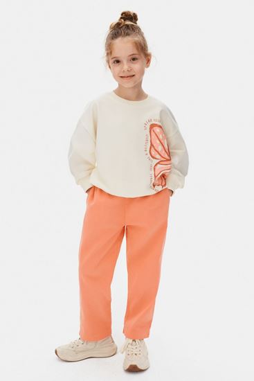 4-8 Yaş Embrace Wings Kız Çocuk Takım-Ekru