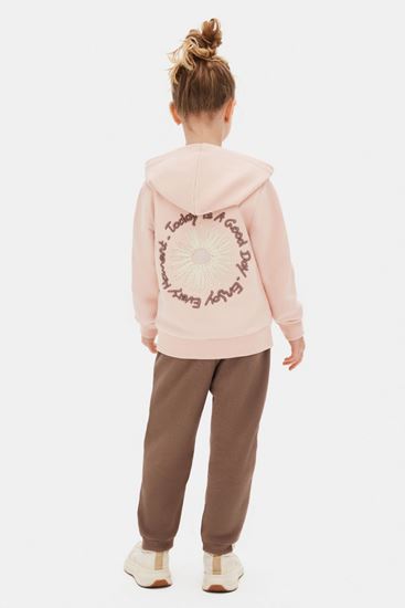 4-8 Yaş Every Moment Kız Çocuk 3'Lü Takım-Cappuccino