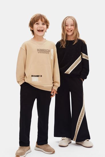 8-14 Yaş Borneo Forest Erkek Çocuk Takım-Camel