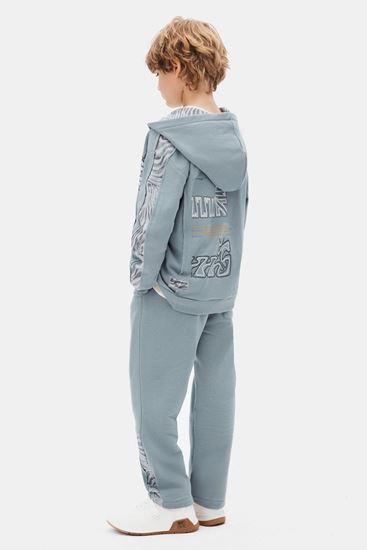 8-14 Yaş Patterns Reflect Erkek Çocuk 3'Lü Takım-Mavi