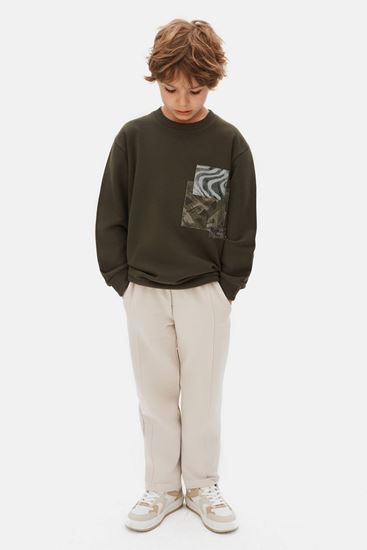 8-14 Yaş Depthsof Blue Erkek Çocuk Takım-Haki