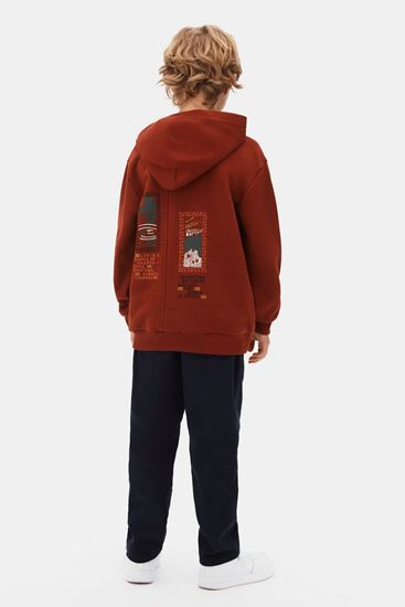 8-14 Yaş Patterns Reflect Erkek Çocuk Takım-Bordo