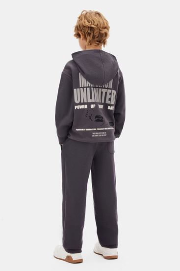 8-14 Yaş Powered Giant Erkek Çocuk Takım-Antrasit