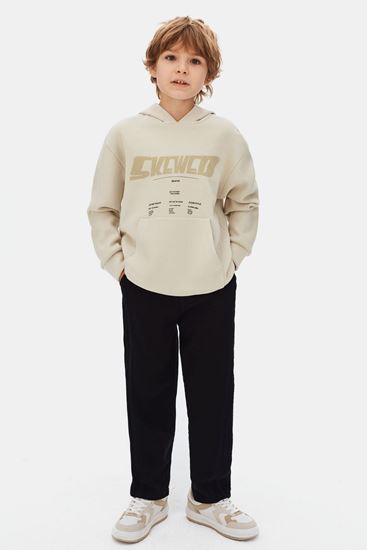 8-14 Yaş Focus Skewed Erkek Çocuk Takım-Latte