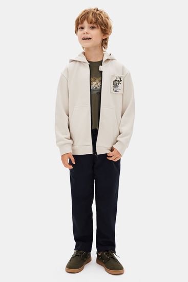 8-14 Yaş Cotto Grafity Erkek Çocuk 3'Lü Takım-Latte