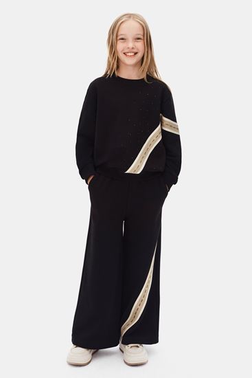8-14 Yaş Pavlova Wıntera Kız Çocuk Takım-Siyah