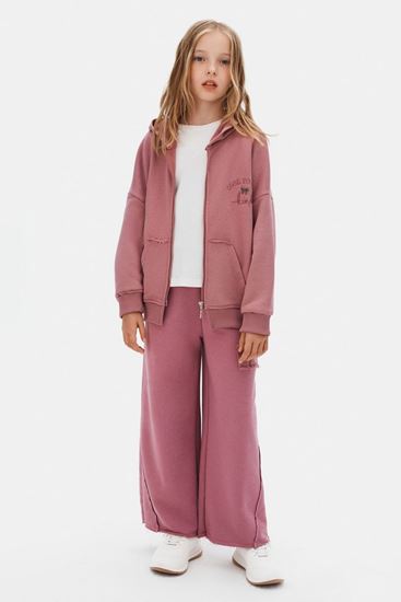 8-14 Yaş Pastel Design Kız Çocuk 3'Lü Takım-Gül Kurusu