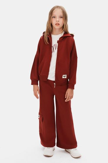 8-14 Yaş Love Black Kız Çocuk 3'Lü Takım-Bordo